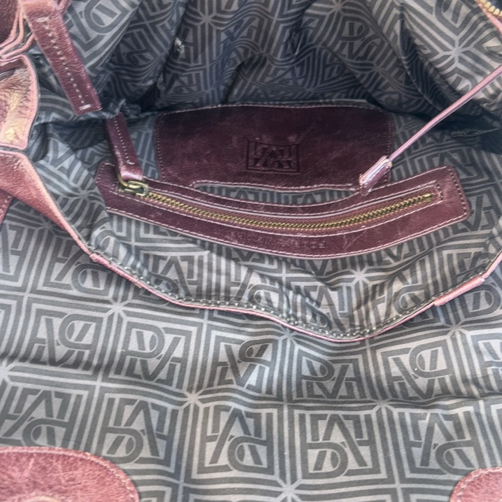 EUC Pour La Victoire Purple Satchel with Structured Design - Picture 6 of 8